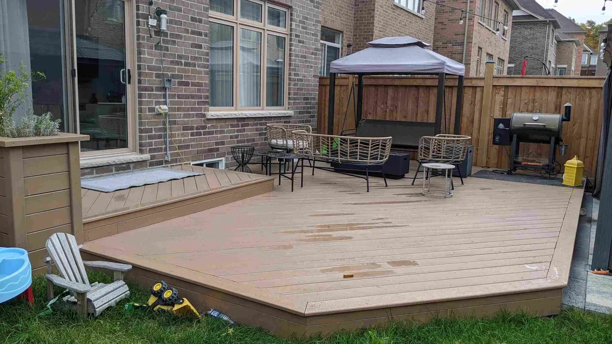 Custom deck project 7 by XP Decking in Newmarket, Ontario