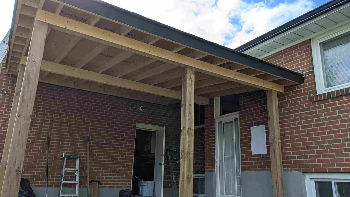 Custom deck project 15 by XP Decking in Newmarket, Ontario